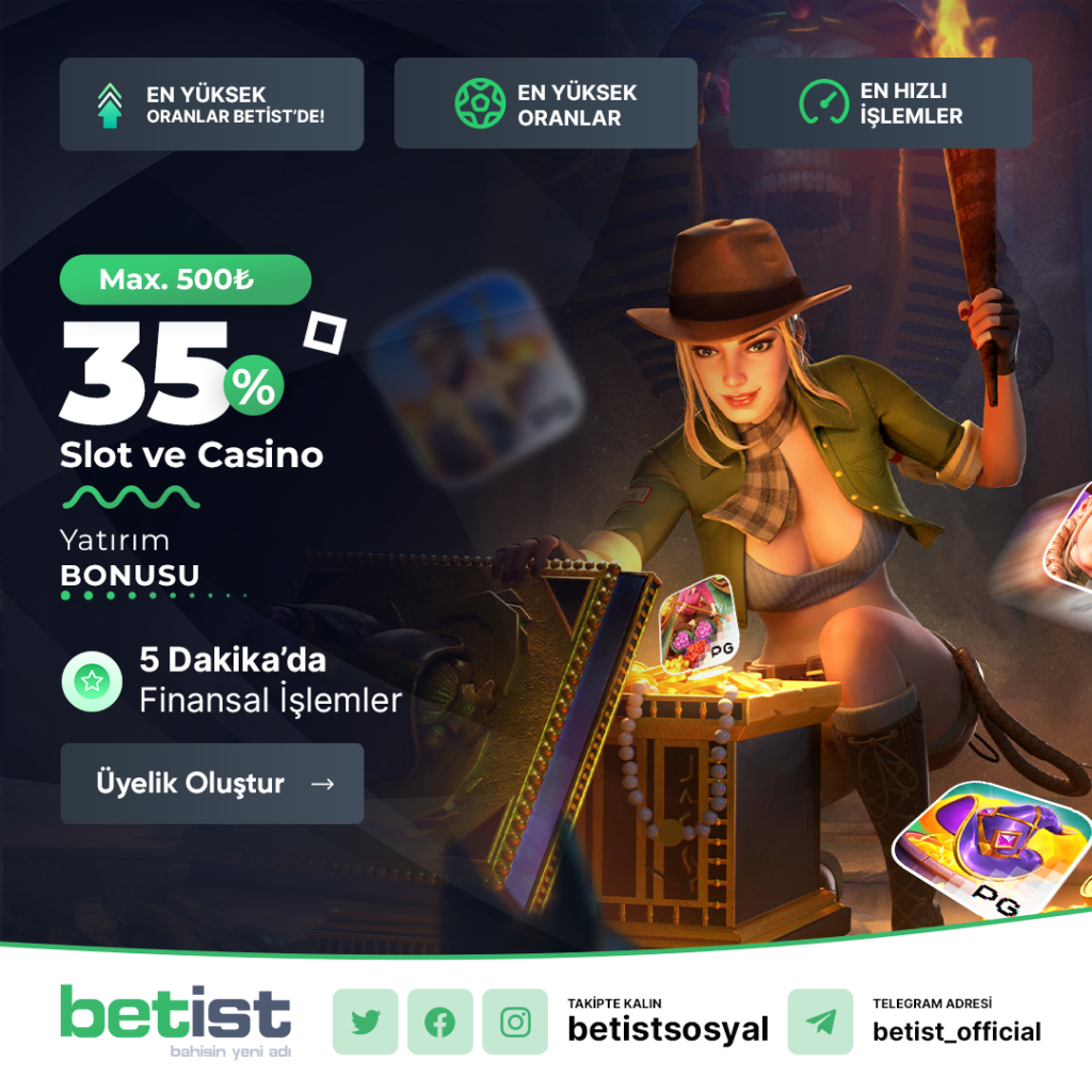 Betist %35 Slot ve Casino Bonusu